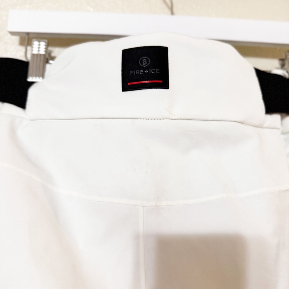 NWT Bogner Fire + Ice Nessa-T Straight Ski Pants in Off White/Black NEW Size 8 - Picture 10 of 15